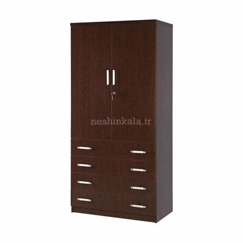 کمد دو درب 4 کشو W 1023