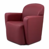 مبل اداری تک نفره آرتمن KEF711 زرشکی