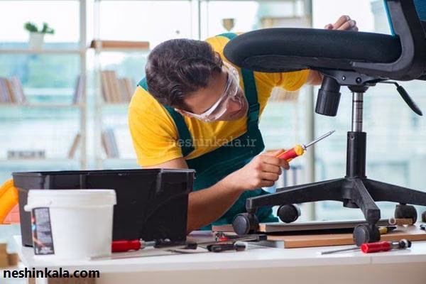عکس تعمیر انواع صندلی اداری تعمیر صندلی اداری نشین کالا