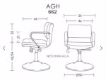 صندلی آرایشگاهی آرتمن AGH662 و صندلی کانتر آرتمن AGH662 - تصویر 3