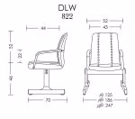 صندلی انتظار آرتمن DLW822 - تصویر 2