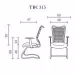 صندلی کنفرانسی آرتمن TBC315 - تصویر 3